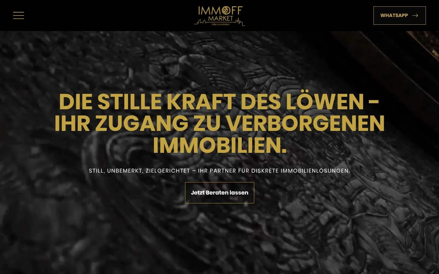 Website von IMMOFF Market GmbH, Computer