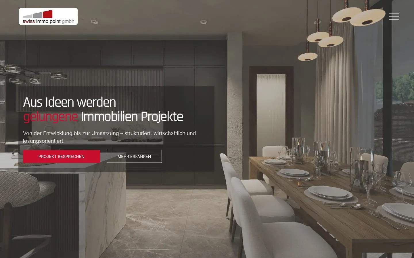 Website von swiss-immopoint GmbH, Computer